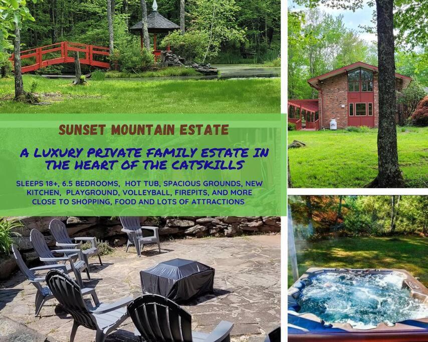 Sunset Estate In The Catskills 蒙蒂塞洛 外观 照片